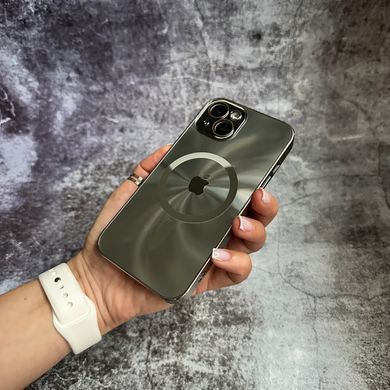 Чохол імітація скла Laser Disco case MagSafe для iPhone 13 Silver