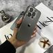 Чехол стеклянный с хромированным ободком Titanium Case для iPhone 13 Pro Silver