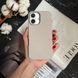 Чохол шкіряний Luxury leather case з магнітом MagSafe для iPhone 16 Silver