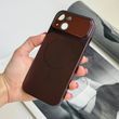 Чехол имитация стекла матовый в стиле 17 из MagSafe для iPhone 15