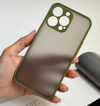 Чехол ударопрочный Avenger case Full для iPhone 13 Pro Army Green