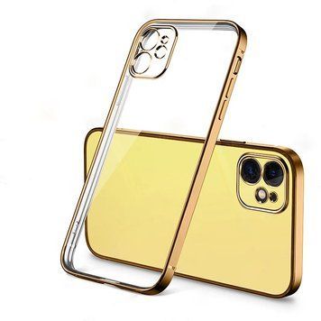 Гальванічний прозорий чохол Galvanic Full для iPhone XS Max Gold