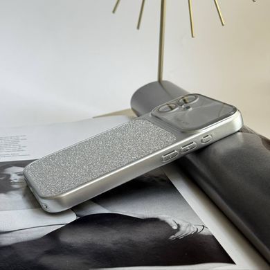 Чохол протиударний з блискітками Shine для iPhone 16 Silver