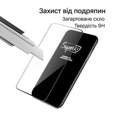 Скло захисне з олеофобним покриттям Super D для iPhone 12 Pro Max