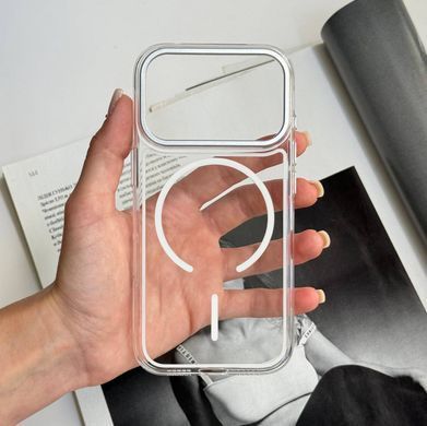 Прозрачный чехол из поликарбоната с MagSafe для iPhone 17 Pro Max White