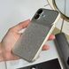 Чохол протиударний з блискітками Shine для iPhone 16 Silver