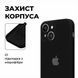 Чохол Silicone Case FULL 360 з мікрофіброю для iPhone 13 Black Чорний