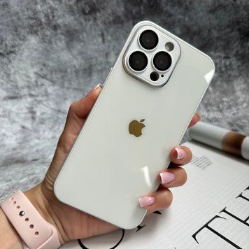 Чохол скляний з захистом камери для iPhone 12 mini White