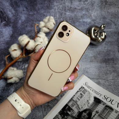 Матовый чехол MagSafe минималистичный дизайн защита и стиль Lume Case для iPhone 11 Gold