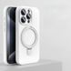 Силиконовый чехол с MagSafe и подставкой для iPhone 13 Pro Max White