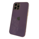Чехол стеклянный glass case Lux для iPhone 11 Maroon
