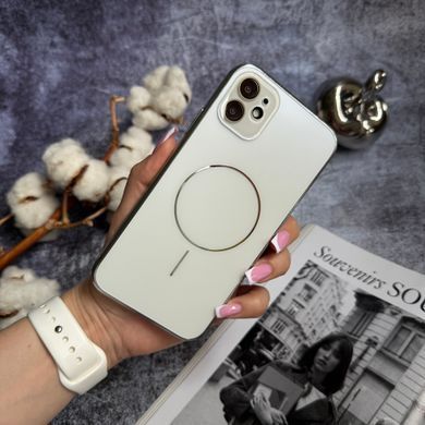 Матовий чохол MagSafe мінімалістичний дизайн захист і стиль Lume Case для iPhone 11 White