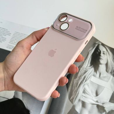 Чехол силиконовый Silicone Case Protection для iPhone 15 Pink Sand
