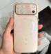 Чохол імітація скла матовий в Style 17 з MagSafe для iPhone 14 Gold