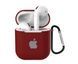 Чохол силіконовий Silicone Case з Logo для Apple AirPods 1 / 2 Chinese red