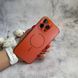 Матовий чохол з MagSafe мінімалістичний дизайн захист і стиль Lume Case для iPhone 16 Pro Max Orange