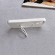Силиконовый чехол с микрофиброй и кольцом подставкой для iPhone 14 White