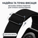 Тканевый эластичный регулируемый ремешок для Apple Watch 42|44|45|46|49mm Black