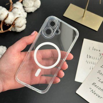 Чохол прозорий з захистом камери Clear Shade MagSafe для iPhone 17 Прозорий