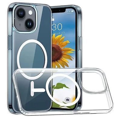 Чохол прозорий протиударний з полікарбонату та MagSafe Crystal для iPhone 14 Прозорий