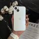 Чехол стеклянный матовый с защитой камеры Matte AG-Glass для iPhone 15 White