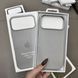 Чехол кожаный Leather case with MagSafe анимация для iPhone 17 Pro Max Stone