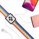 Зарядний Кабель для Apple Watch та iPhone Magnetic with Lightning Charging Cable 3 в 1 для Apple White