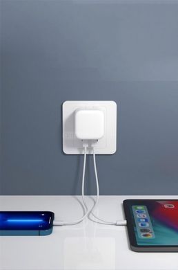 Компактний адаптер живлення Apple Dual USB-C Port 35W для Apple White