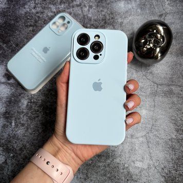 Чохол Silicone Case FULL 360 для iPhone 13 Mist Blue