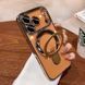 Чехол силиконовый из Magsafe Magnetic case для iPhone 17 Pro Gold