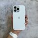 Чехол из силикона и покрытием Soft Touch микрофибра для iPhone 14 Pro White