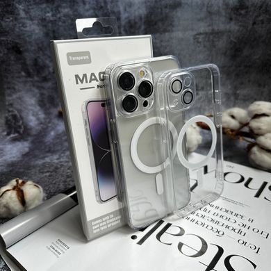 Чехол прозрачный с защитой камеры Clear Shade MagSafe для iPhone 12 Pro Прозорий