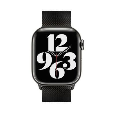 Ремешок металлический мелянская петля для Apple Watch 38|40|41|42 (10 series) mm Black