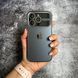 Чохол матовий з захистом камери Matte Protection для iPhone 12 Pro Dark Grey