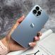 Чохол скляний матовий з захистом камери Matte AG-Glass для iPhone 11 Sea Blue