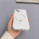 Силиконовый чехол с MagSafe и подставкой для iPhone 15 White