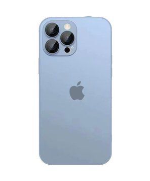 Чехол стеклянный матовый с защитой камеры Matte AG-Glass для iPhone 11 Pro Sea Blue