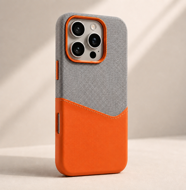Чохол шкіряний з картхолдером та підтримкою MagSafe Deluxe Pocket для iPhone 16 Pro Max Stone