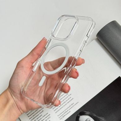 Чохол прозорий протиударний з полікарбонату та MagSafe Crystal для iPhone 15 Pro Прозорий