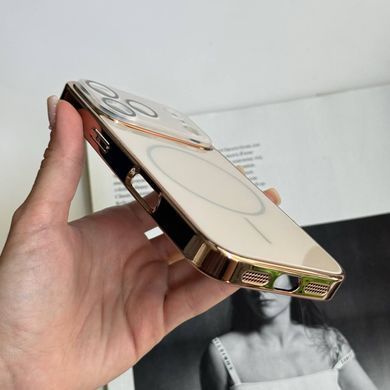 Глянцевий чохол Lume gloss з MagSafe для iPhone 17 Pro Max Gold