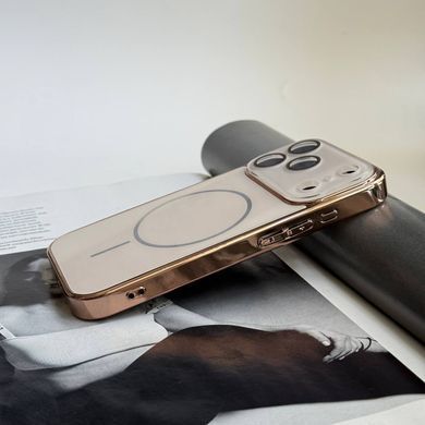 Глянцевий чохол Lume gloss з MagSafe для iPhone 17 Pro Max Gold