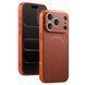 Чехол имитация стекла матовый в Style 17 с MagSafe для iPhone 16 Pro Max Orange