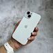 Чохол з силікону і покриттям Soft Touch мікрофібра для iPhone 15 White