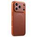 Чехол имитация стекла матовый в Style 17 с MagSafe для iPhone 16 Pro Max Orange