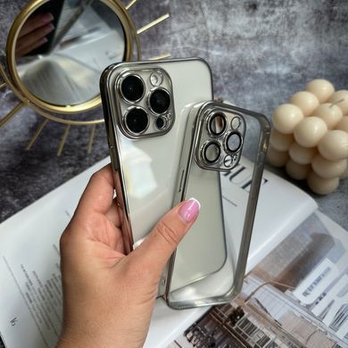 Чехол прозрачный силикон Dream ultra camera для iPhone 14 Silver