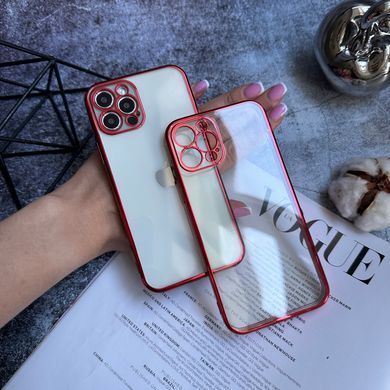 Гальванический прозрачный чехол Galvanic Full для iPhone 11 Pro Red