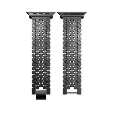 Металлический ремешок Metal Drop Band для Apple Watch 42|44|45|46|49mm Black