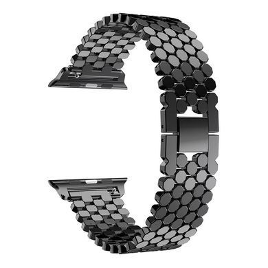 Металлический ремешок Metal Drop Band для Apple Watch 42|44|45|46|49mm Black