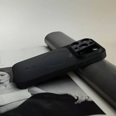 Чохол імітація скла матовий в Style 17 з MagSafe для iPhone 16 Pro Max Black