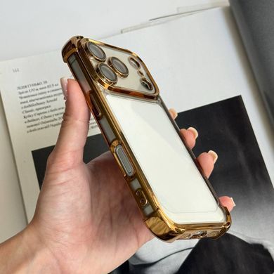 Чохол протиударний прозорий з посиленими кутами та захистом камери для iPhone 17 Pro Max Gold